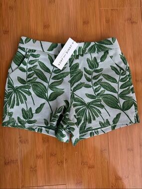 Janie and Jack Green Leaf Shorts